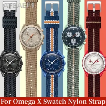 Stanchev Bands For Moonswatch Watch,Leather Band Compatible With Omega X Swatch Speedmaster/Rolex/SEIKO 20mm watch,Omega Speedmaster Watch Replacement