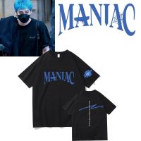 【New】Stray เด็ก2Nd World Tour "Maniac" Japan Graphic เสื้อยืดผู้ชาย Hip Hop เสื้อ90S Tops เสื้อผ้า