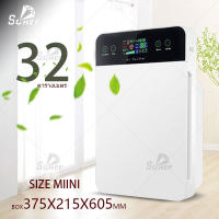 Sohef เครื่องฟอกอากาศ เครื่องฟอกอากาศฟังก์ชั่นภาษาไทย สำหรับห้อง 32 ตร.ม. air purifier เครื่องวัด pm25 กรองได้ประสิทธิภาพมากที่สุด กรองฝุ่น ควัน และสารก่อภูมิแพ้ ไรฝุ่น