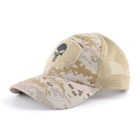 หมวกแก๊ปพันนิชเชอร์ หมวกกันแดด หมวกแก๊บ  หมวก กันแดด ลายพรางทหาร ทหาร,ตำรวจ,อาสา มีตีนตุ๊กแกปรับขนาดได้ ขนาด55-61CM 9 แบบสวยงาม สินค้าในไทย // Baseball Cap, Army Military Camo Cap Baseball Casquette Camouflage Hats for Hunting Fishing Outdoor Activities