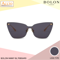 BOLON NIKKY BL7080A90 สีดำ Purple Gray ของแท้ 100% แว่นตากันแดด แว่นตาแฟชั่น ทรง Cat Eye