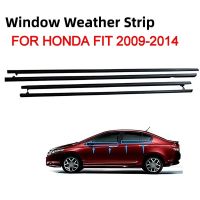 【LZ】 Carro Janela Weather Strip Tira de Vedação de Vidro Pressão Impermeável Fit para Honda Fit 2009-2014 4pcs