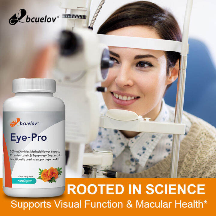 Contains lutein and transmesozeaxanthin marigold flower extract to