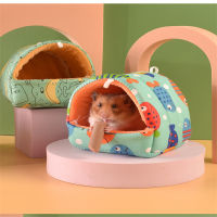 Hang qiao shopCute Winter Rabbit Squirrel Mini Cage Guinea Pig Nest Small Animal Sleeping Bed Hamster House Warm Mat