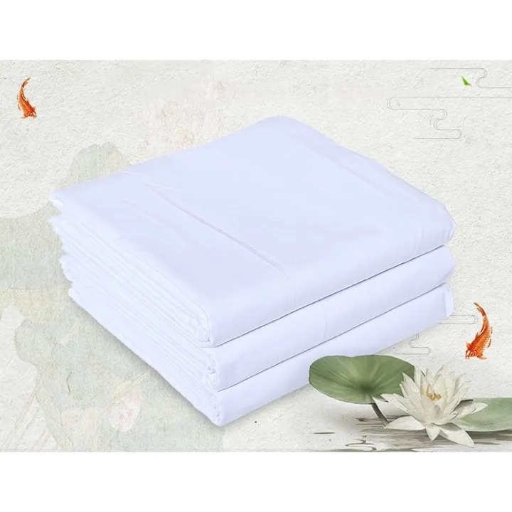 Bed set of four pieces Thicker Plain White duvet Cover QUILT Cover