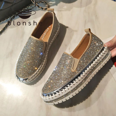 Loafers Women Mules Leather Shoes Casual Flat Shoes Korean Rubber Shoes For Women Sneakers Teenager Canvas Shoes Girls Slippers INS New SH-032519