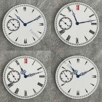 【YF】 Enamel White Watch Dial   Hands 38.8mm Vintage Accessories Set Faces for ETA6497 ST3600 Movement