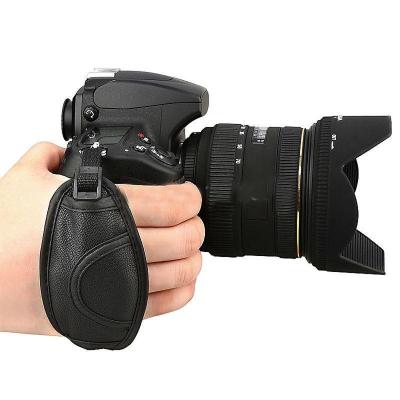 ที่จับสายคล้องมือกล้องเอนกประสงค์ใหม่สำหรับ Canon Nikon Sony Pentax Minolta Panasonic Olympus สีดำ