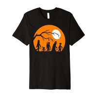 เสื้อยืดพิมพ์ลาย Trick Or Treat Halloween Silhouette สําหรับผู้ชาย
  KQUI