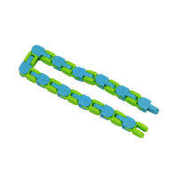 SKDK Plastic Diy Bicycle Track Decompression Chain Toy Magic Fluid Bracelet Wacky Tracks1【cod】