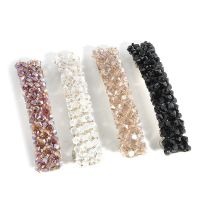 Fashion Women Girls Bling Headwear Crystal Rhinestone Hair Clip Hairpin Barrette