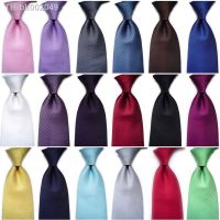 ⊕❉♀ Fashion Ties for Men Women 2023 10CM 4 Business Wedding Accessories Silk Tie Solid Striped Black Blue Red White Purple Necktie