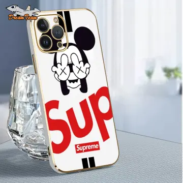 Supreme Phone Case iPhone 11 Pro Max Back Cover Tempered Glass