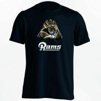 เสื้อยืดพิมพ์ลายแฟชั่น ใหม่ล่าสุด เสื้อยืด ผ้าฝ้าย พิมพ์ลายฟุตบอล Los Angeles Rams 2023  XM8Z