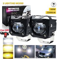 180W Led Motorcycle Headlight Working 22000LM Spot Light Tractor 3500K Yellow 6000K White Super Bright for ATV Truck SUV UTV