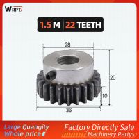 1pcs Gear pinion 22T Mod 1.5 M Right Teeth 45 steel positive gear gear rack transmission for track rail engrave mach