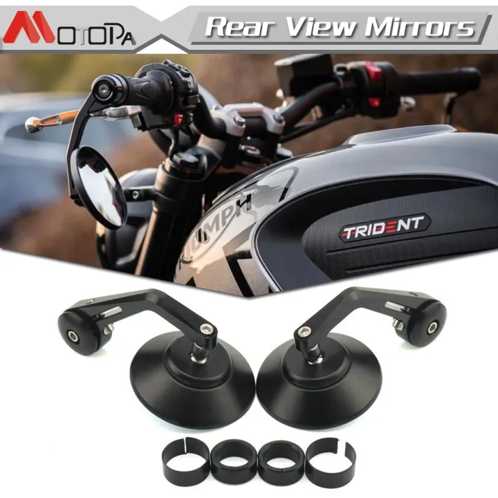 Trident 660 Motorcycle Handlebar Mirror Rearview Motorcycle Bar End