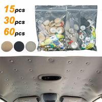 【CC】✤✳♠  15/30/60pcs Car Interior Roof Headliner Ceiling Fixing Screw Fabric Buckle Rivets Retainer Cap Repair