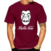 Men T R0530 Bella Ciao Tee For La Casa De Papel Fans Dali Tv Series Tshirt Novelty Tshirt