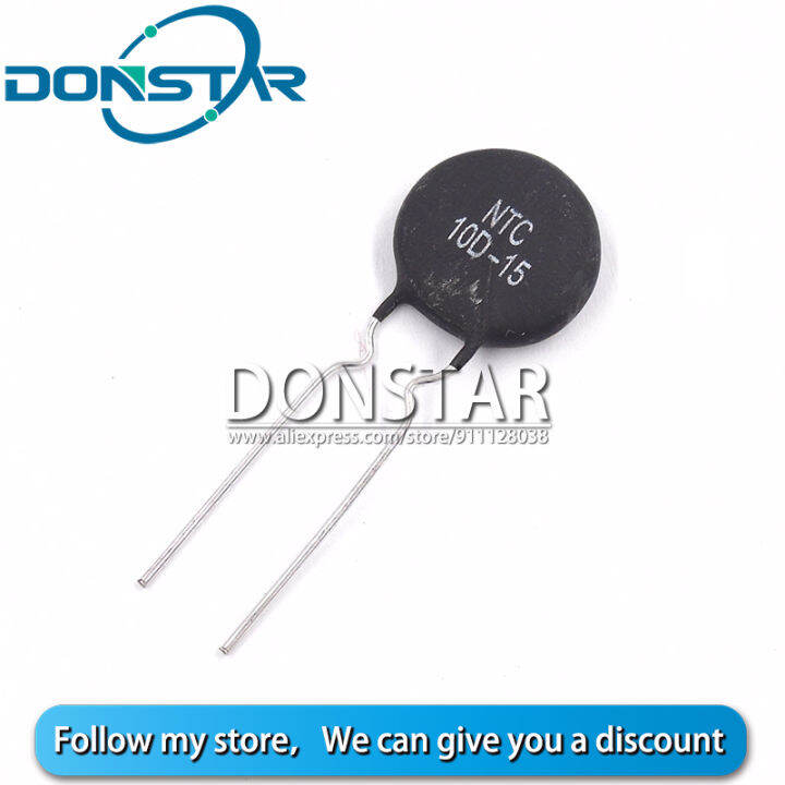 Intro 2023 exit 10PCS NTC 10D-15 10D15 NTC10D-15 DIP-2 Thermal Resistor ...