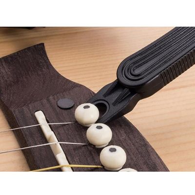 ‘【；】 Electric Acoustic Guitar Winder Take String Nails Pull String Cone Shears String Winder Multi-Ftion String Changing Gadget