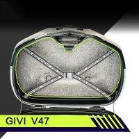 สำหรับ GIVI แผ่นซับกล่องตั้งซ้อนกันกระเป๋าท้ายรถจักรยานยนต์ V47กล่องกระเป๋าเดินทางที่ปกป้องคีย์บอร์ดซับในภาชนะด้านใน