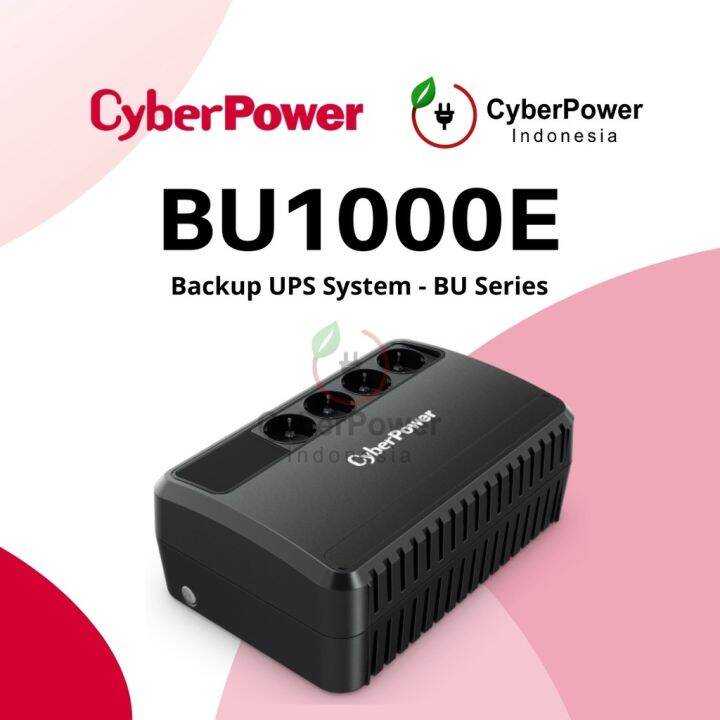 CyberPower Backup UPS System BU Series-BU1000E | Lazada Indonesia