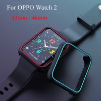 เคสป้องกันซิลิโคนนิ่มสำหรับ OPPO Watch 2 42มม. 46มม. เปลือกเครืองป้องกันน้ำหนักเบาเคส TPU สำหรับ OPPO Watch2 46/42มม.