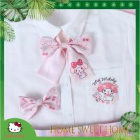 MY Melody Shirt JK Bow Tie Bow Pin [auization] Cute Preppy Hair Accessory Set Cinnamoroll Sanrio