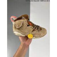 2023 6 Original [God Version] Travis Scott X J 6 A J 6 "British Khaki" Sports Basketball Shoes