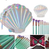 ❗️❗️ SALE ❗️❗️ Spectrum Clamshell Pro Make Up Mermaid Series Brush Set (10 pcs. ) !! ชุดแปรงแต่งหน้า Makeup Brushes &amp; Sets มาตรฐาน เอนกประสงค์ แข็งแรง ทนทาน ราคาถูก คุณภาพดี โปรดอ่านรายละเอียดก่อนสั่ง