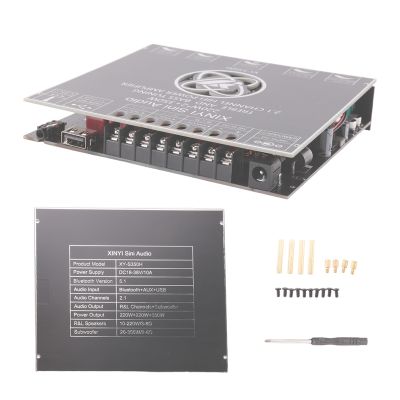 2.1-Channel TPA3251 Bluetooth Digital Amplifier Module High and Low Tone Subwoofer,220Wx2+350W Amplifier Board XY-S350H