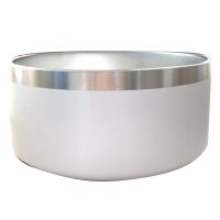 32Oz Multifunctional Stainless Steel Pet Bowl, Round Non-Slip Dog Plate, Cat Rice Bowl, Feeder, Drinking Bowl