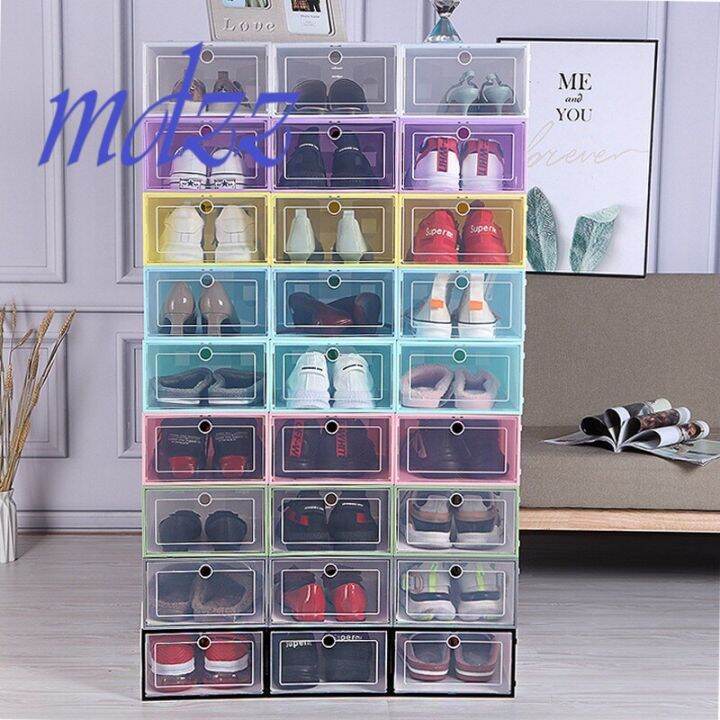 Candy Color Shoe Box Foldable Drawer Case Storage Organizer | Lazada PH