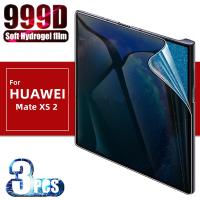 【ลดราคา】สำหรับไฮโดรเจลนิ่มป้องกันเต็มพื้นที่ Huawei คู่ Xs 2 HD ฟิล์มป้องกันป้องกันการขีดข่วนไม่ใช่กระจกปกป้องหน้าจอสำหรับ XS2 HUAWEI