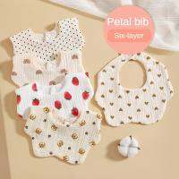 【Sweet BabeBabe】Baby Bib 360หมุนรอบผ้าเช็ดตัวเด็กแรกเกิดผ้ากันเปื้อนเด็กอ่อนผ้าฝ้ายบริสุทธิ์ผ้ากันเปื้อนทารกฤดูใบไม้ร่วงไม้ไผ่เอี๊ยม