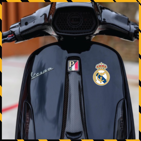 Sticker bóng đá clb real madrid dán tem xe, dán nón, điện thoại, laptop - ảnh sản phẩm 4