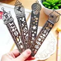 【CC】✓  1 Piece Paper-cut Simply Exquisite Drawings Draw Ruler Multifunctional Metal for Decoration