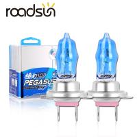 roadsun 2Pcs H4 H7 H1 Halogen 100W for Car H11 9005 9006 H3 12V HOD Xenon Halogen Front Headlight Bulb Auto Fog Lamp 6000K Bulbs  LEDs  HIDs