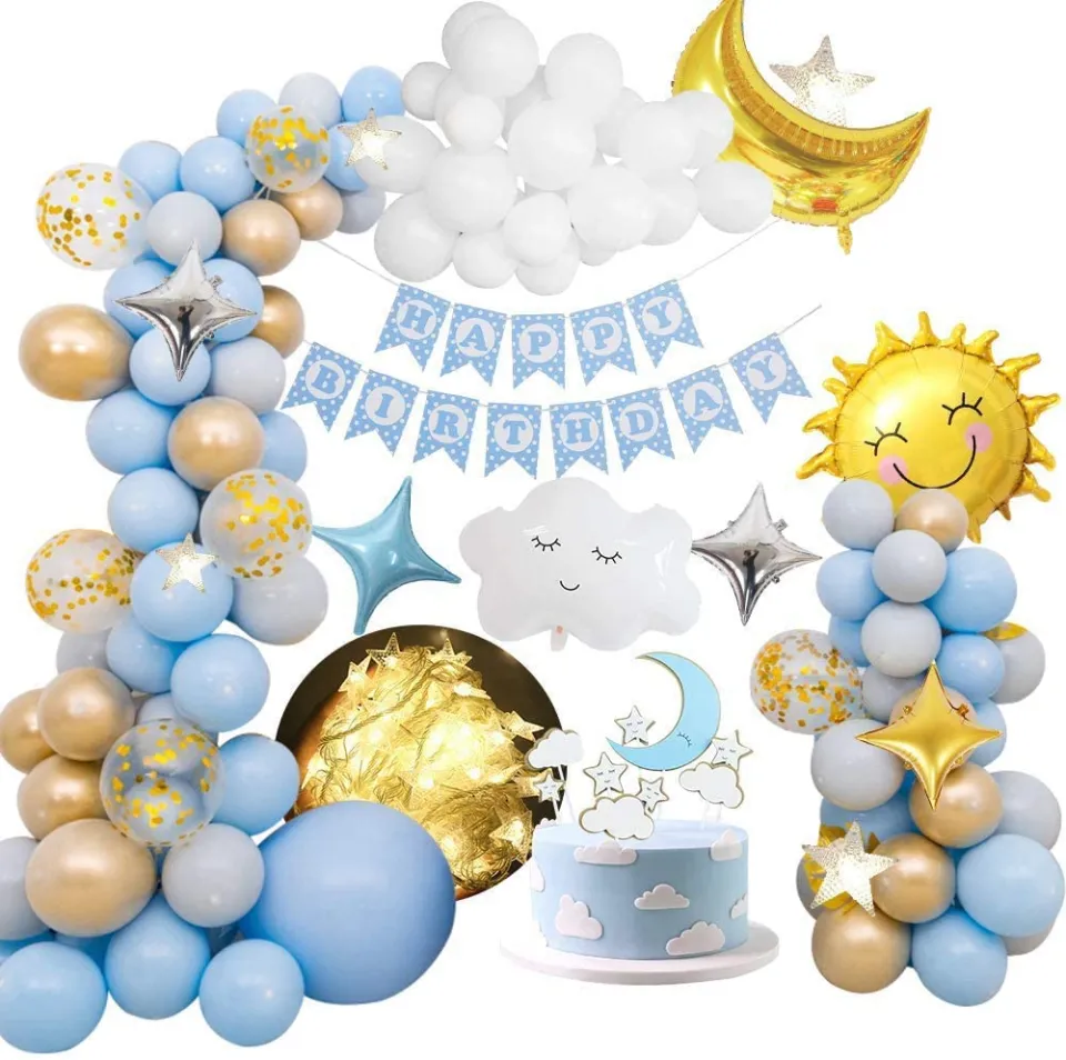 62 Pieces Ocean Theme Birthday Party Decorations Set Under The Sea Animals