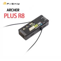 Frsky ARCHER PLUS ตัวรับสัญญาณ R8,ตัวรับสัญญาณ8ช่องสัญญาณ PWM ความแม่นยำสูงรองรับความแรงของสัญญาณเต็มระยะ