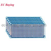 【YF】❃▦  10pcs 3x7cm Side Prototype PCB Board 3x7cm Printed Circuit Experimental Breadboard Plate