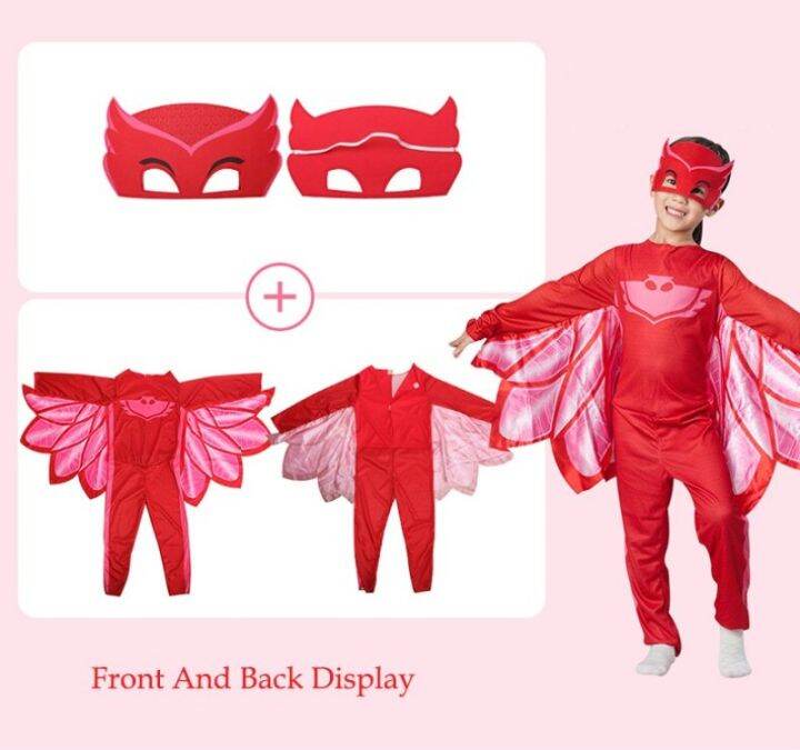 CHINGER SHOP PJ Mask Costume Cosplay Clothes Suit Children Toys