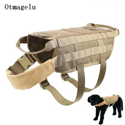 [pets baby] MilitaryPet สายรัดสุนัขทำงานสุนัขด่วนปล่อย VestTraining ปลอกคอสำหรับ GermanLarge สุนัขเสื้อกั๊ก