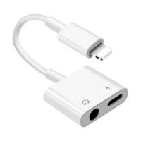 สายต่อ iPhone 7/8/X J-009   lightning to 3.5mm Adapter อแดปเตอร์ หัวชาร์จ หูฟังไอโฟน สำหรับ iPhone X, 8, 8 Plus, 7, 7p