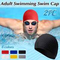 Moulded Swim Cap Silicone Swimming Pool Hat Plain Protection Ear Swimming Cap For Pools Accessories Шапочка Для Плавания