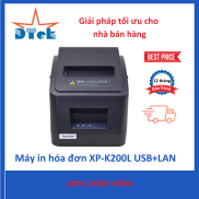 Máy in hóa đơn Xprinter XP-K200L USB+LAN chính hãng DTek