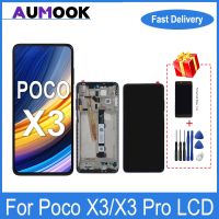 ZZOOI Original for Xiaomi POCO X3 Pro Display POCO X3 LCD Display Touch Screen Digitizer With Frame Replacement MZB07Z0IN MZB07Z1IN