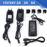 DC5V 12V 24V LED Driver Lighting Transformer Power Supply Adapter UK AU US EU Plug Converter 1A 2A 3A 4A 5A 6A 10A for LED Strip Electrical Circuitry