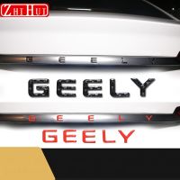 Car Trunk Letter Auto Logos Tailgate Decal Stickers For Geely Tugella Coolray Atlas Pro Azkarra 2019-2022 Automobile Accessories